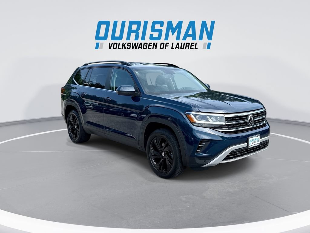 Used 2022 Volkswagen Atlas SE w/ Black Wheel Package AWD/4WD image 2