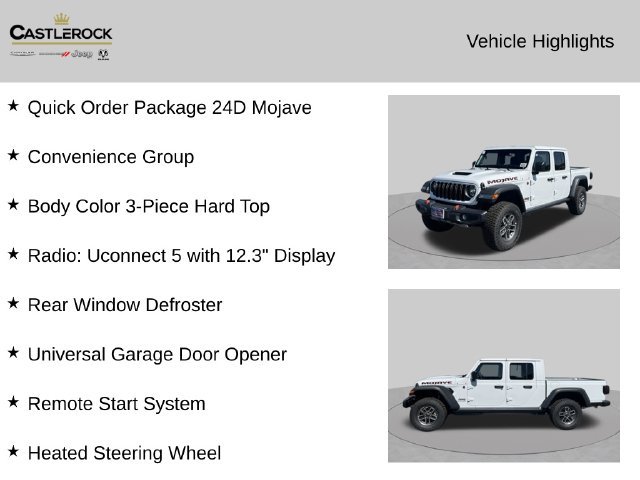 New 2026 Jeep Gladiator Mojave AWD/4WD image 2