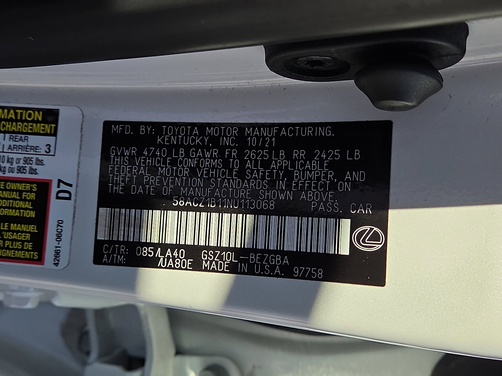 Used 2022 Lexus ES 350 w/ Accessory Package 2 image 26