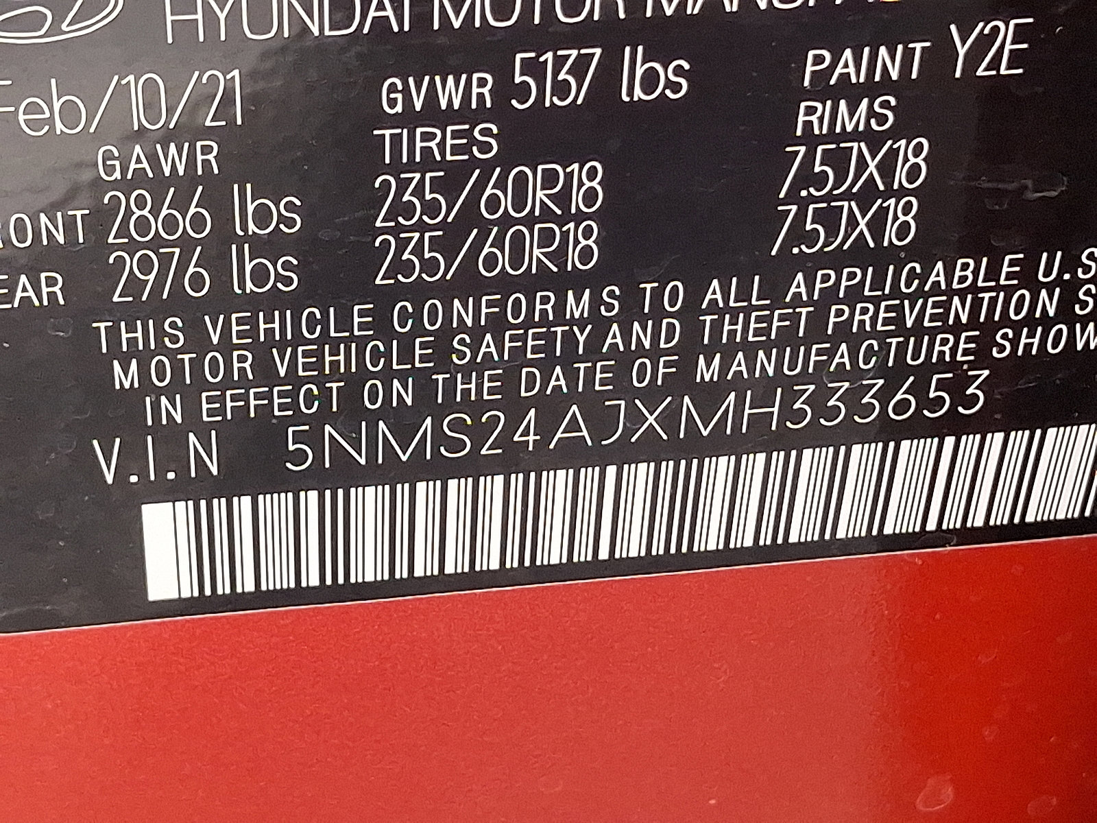 Used 2021 Hyundai Santa Fe SEL image 27