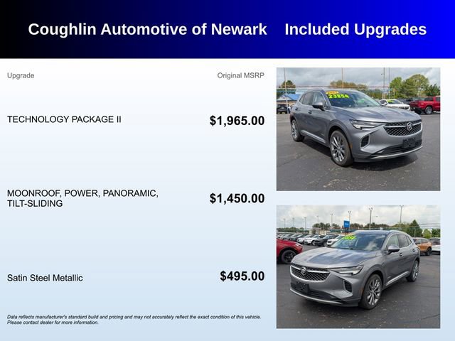 Used 2021 Buick Envision Avenir w/ Technology Package II AWD/4WD image 3