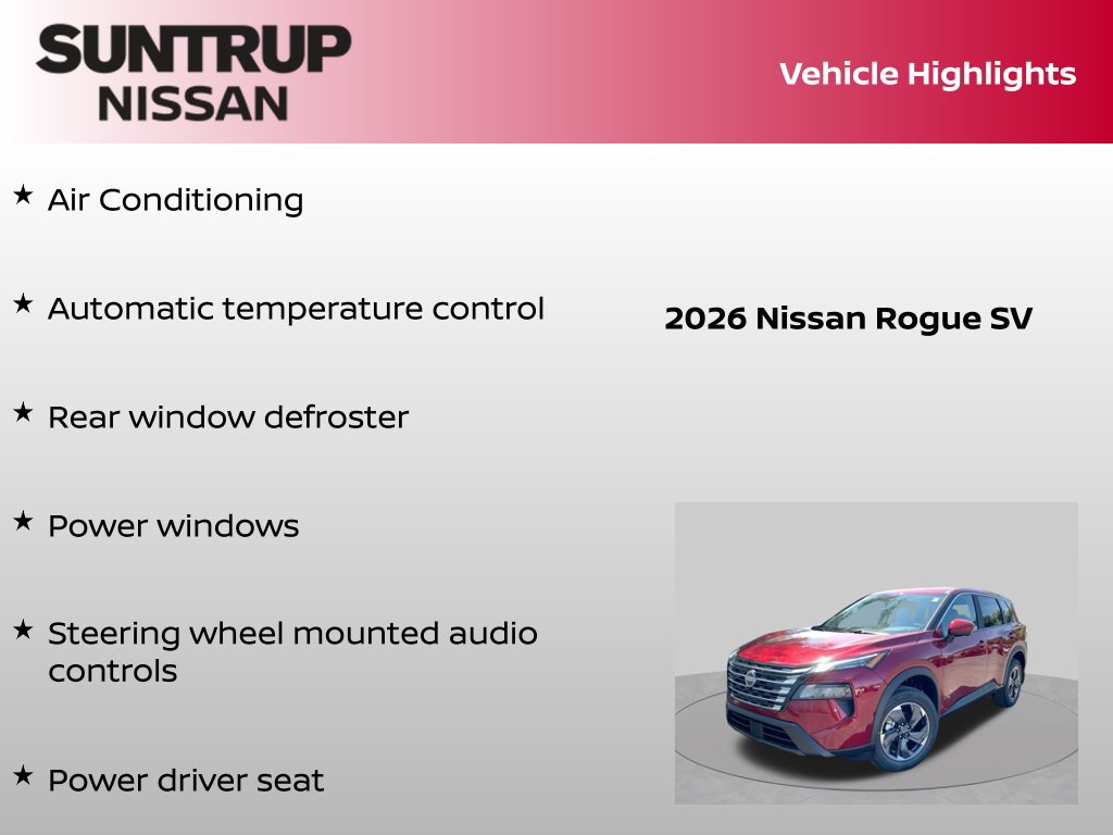 Certified 2026 Nissan Rogue SV AWD/4WD image 16