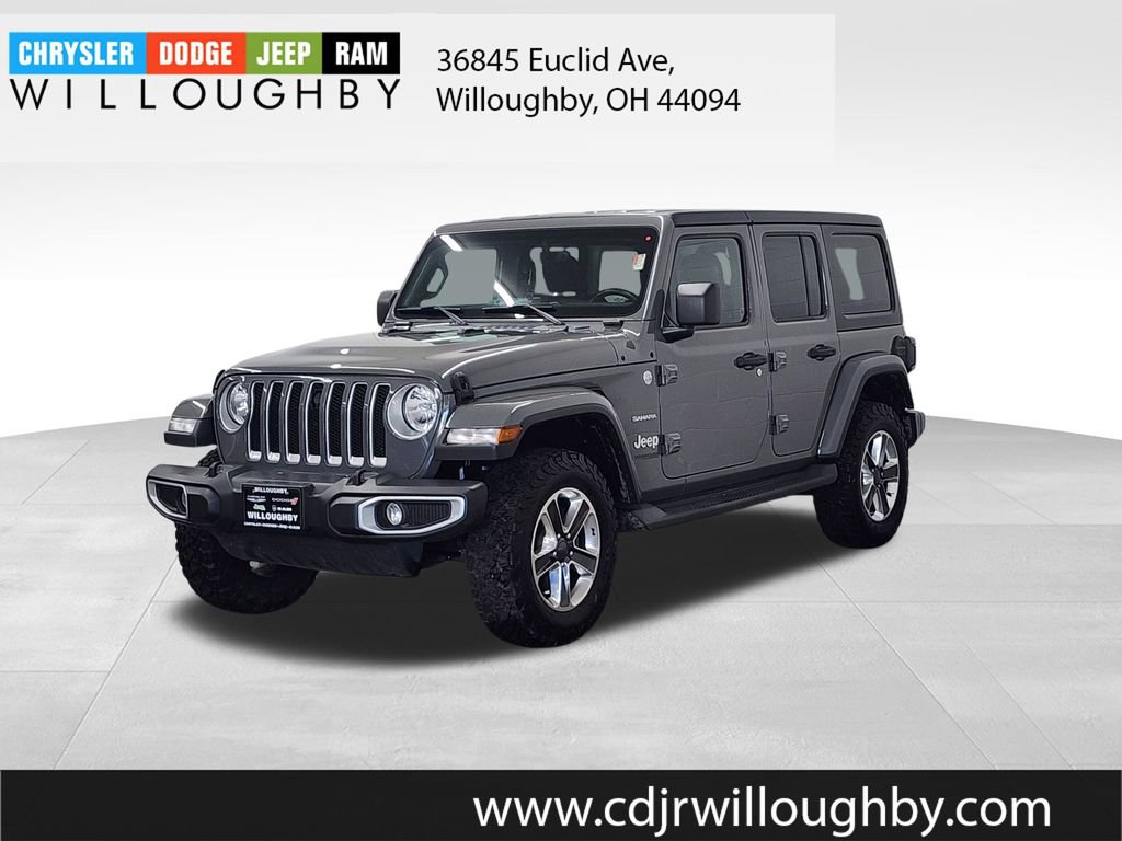 Used 2020 Jeep Wrangler Unlimited Sahara w/ Uconnect 4C Nav & Sound Group