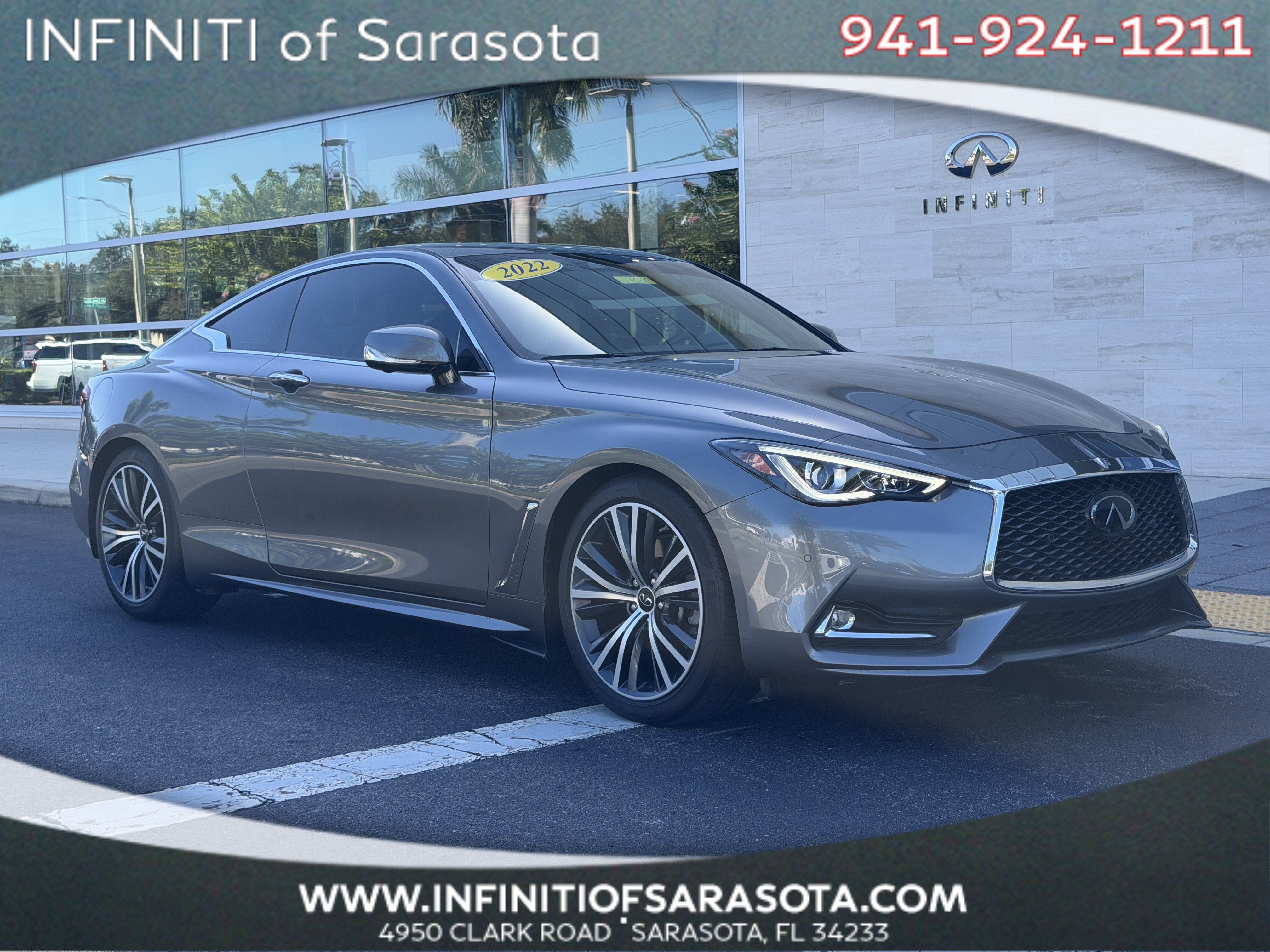 Used 2022 INFINITI Q60 3.0t Luxe w/ Cargo Package