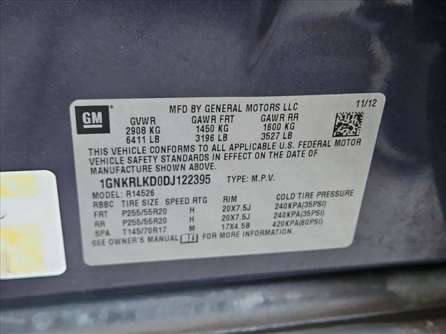 Used 2013 Chevrolet Traverse LTZ w/ LPO, 'HIT The Road' Package FWD image 29