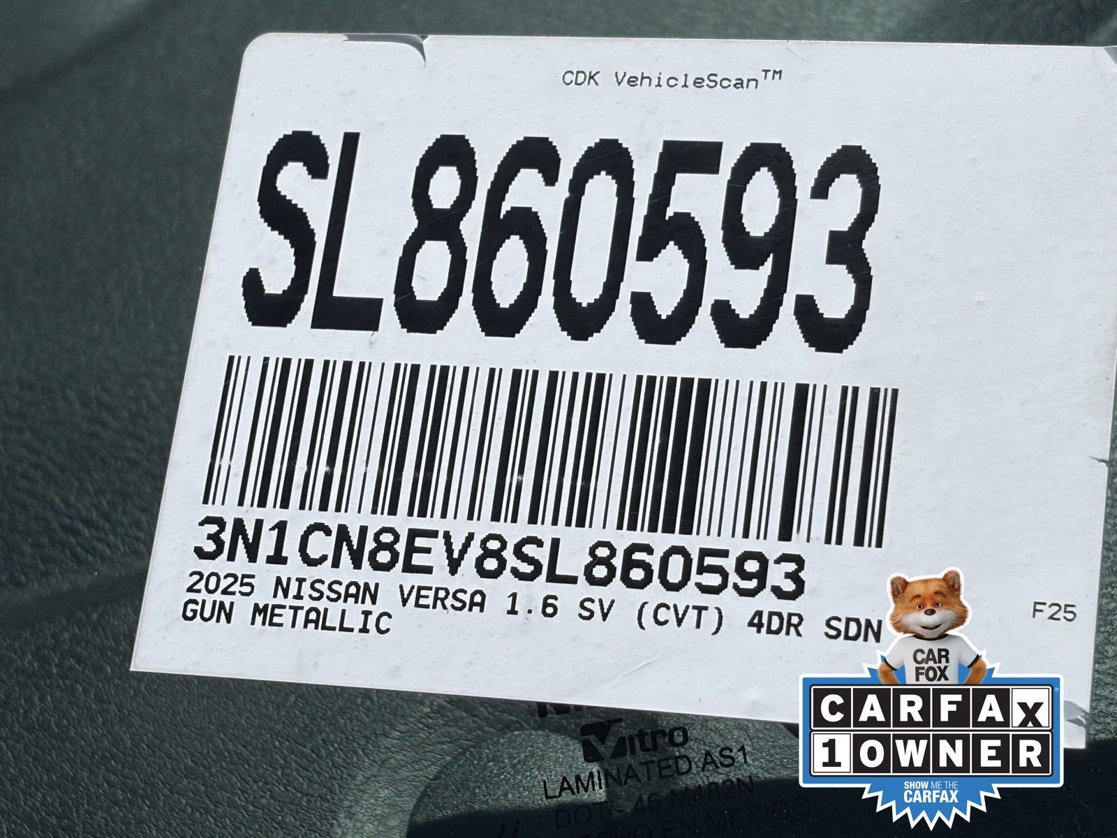 Certified 2025 Nissan Versa SV w/ Trunk Package image 34