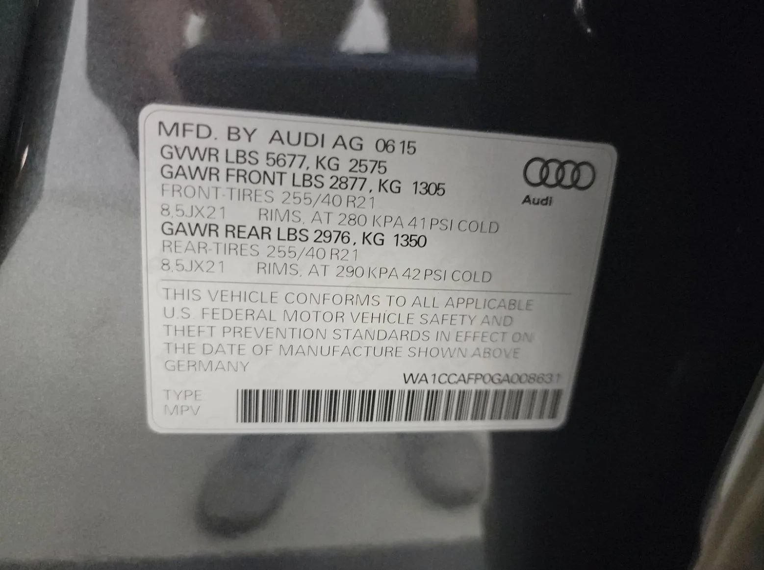 Used 2016 Audi SQ5 Premium Plus w/ Technology Package AWD/4WD image 6