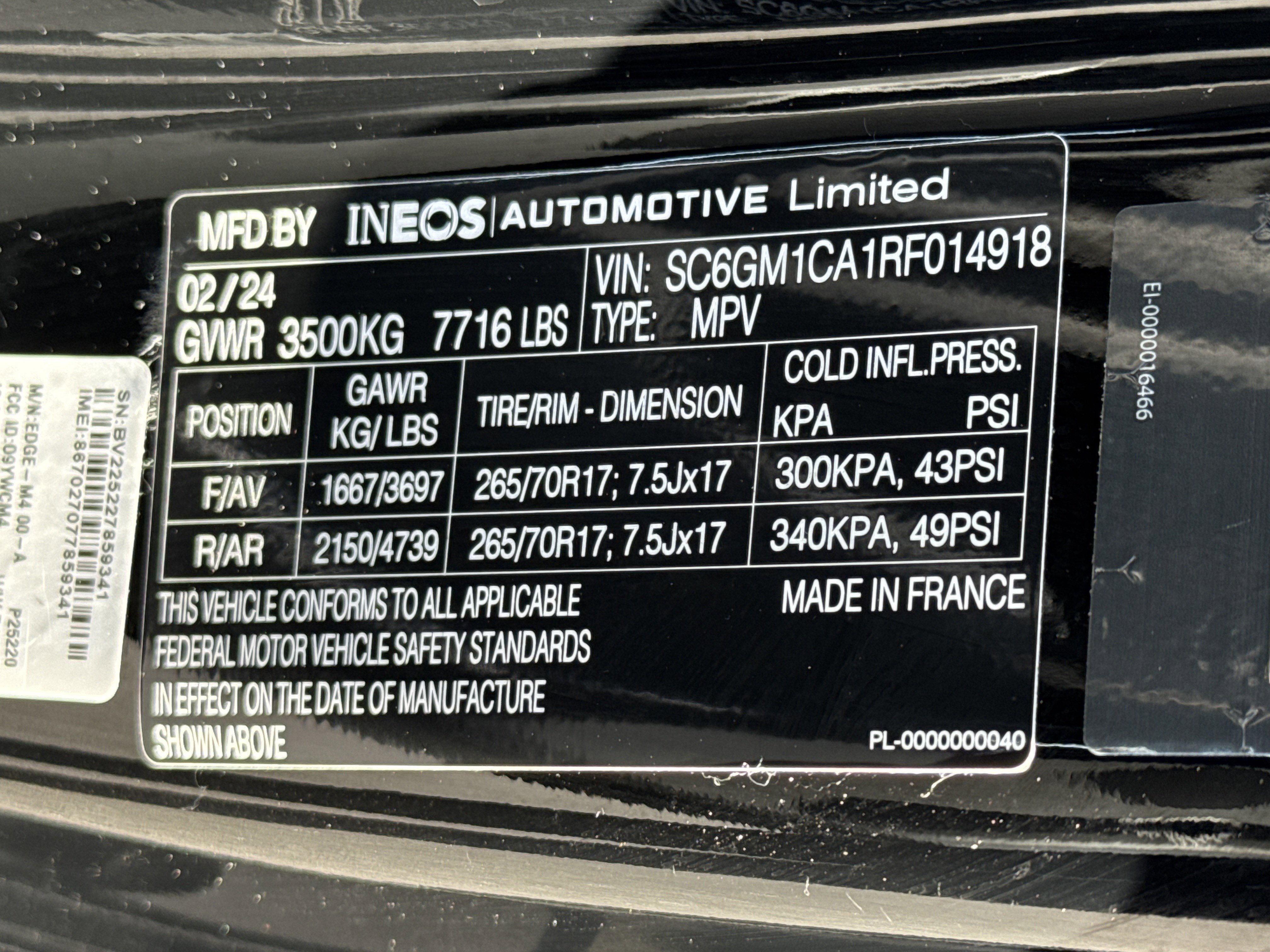 Used 2024 INEOS Grenadier Fieldmaster Edition image 34