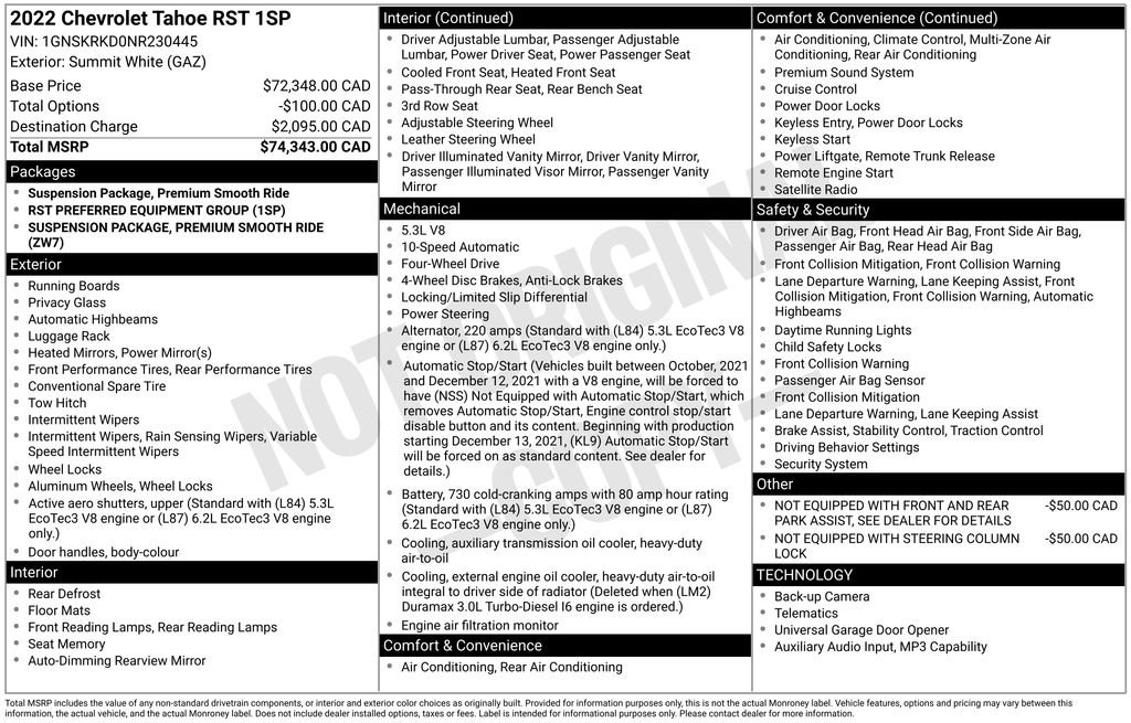 Used 2022 Chevrolet Tahoe RST image 34