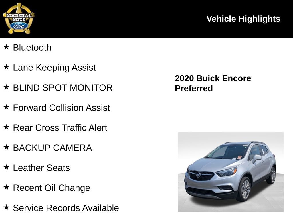 Used 2020 Buick Encore Preferred FWD image 2