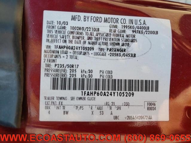 Used 2004 Ford Thunderbird Deluxe RWD image 11