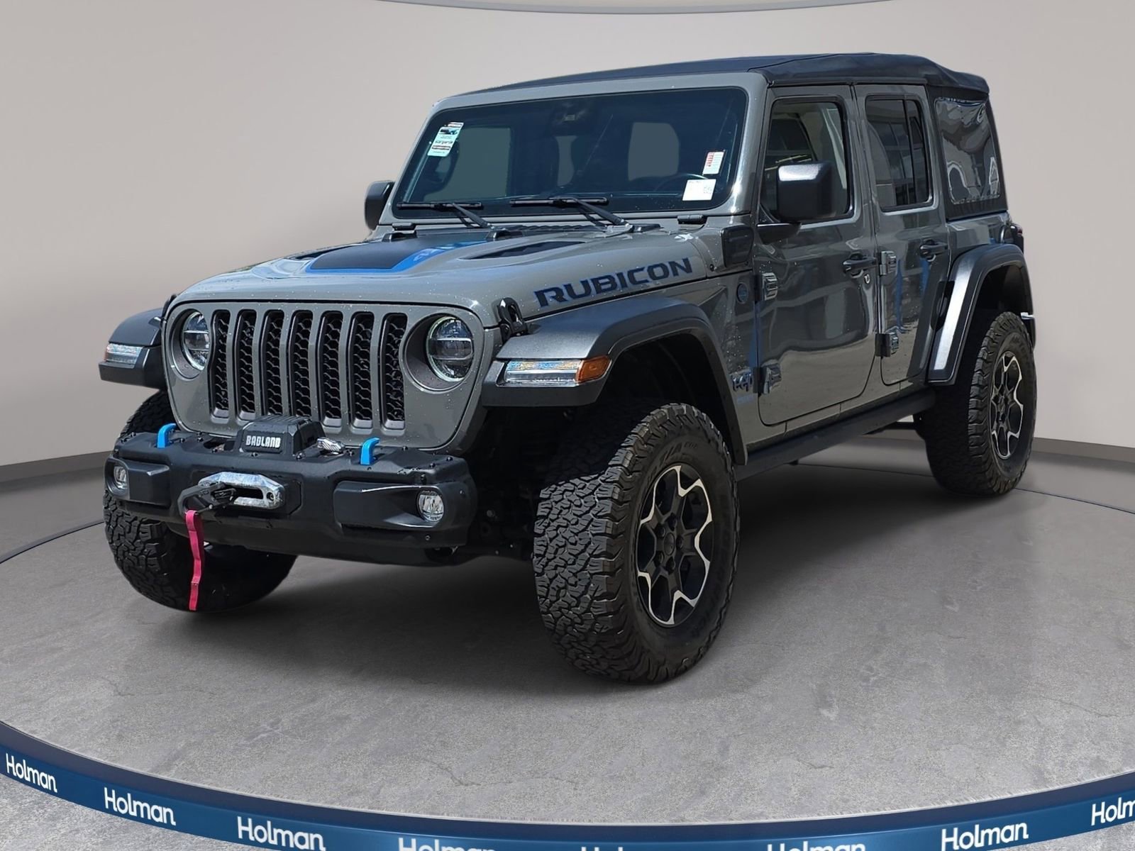 Used 2021 Jeep Wrangler Unlimited Rubicon 4xe w/ Steel Bumper Group AWD/4WD image 1