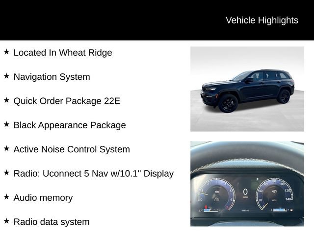 Used 2024 Jeep Grand Cherokee Limited w/ Black Appearance Package image 8