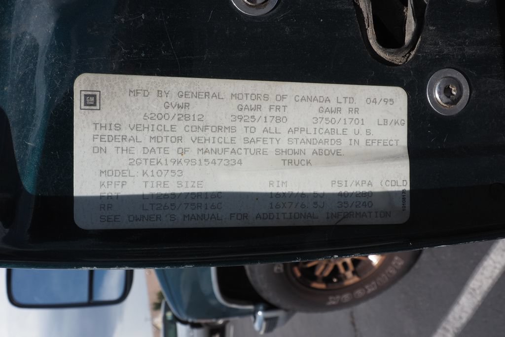 Used 1995 GMC Sierra 1500 4x4 Extended Cab image 6