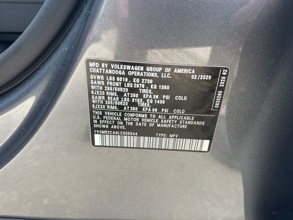 Used 2020 Volkswagen Atlas SEL image 40