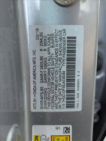 Certified 2018 Honda Accord EX-L image 15