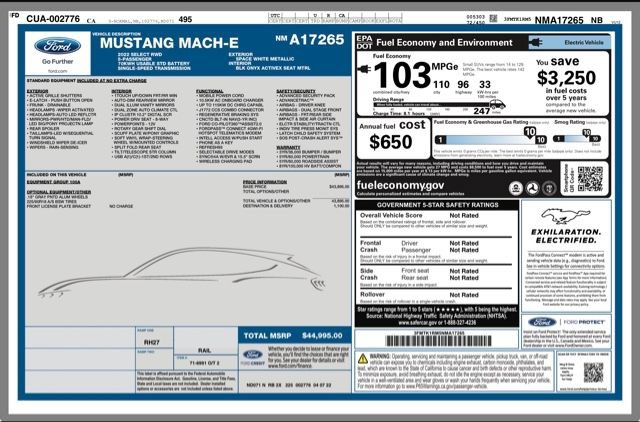 Used 2022 Ford Mustang Mach-E Select RWD image 30