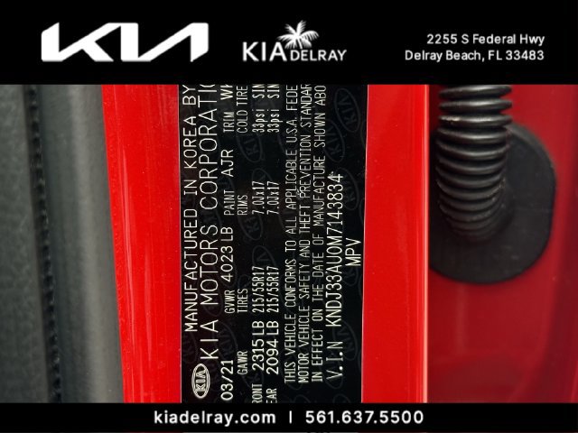 Certified 2021 Kia Soul EX FWD image 37