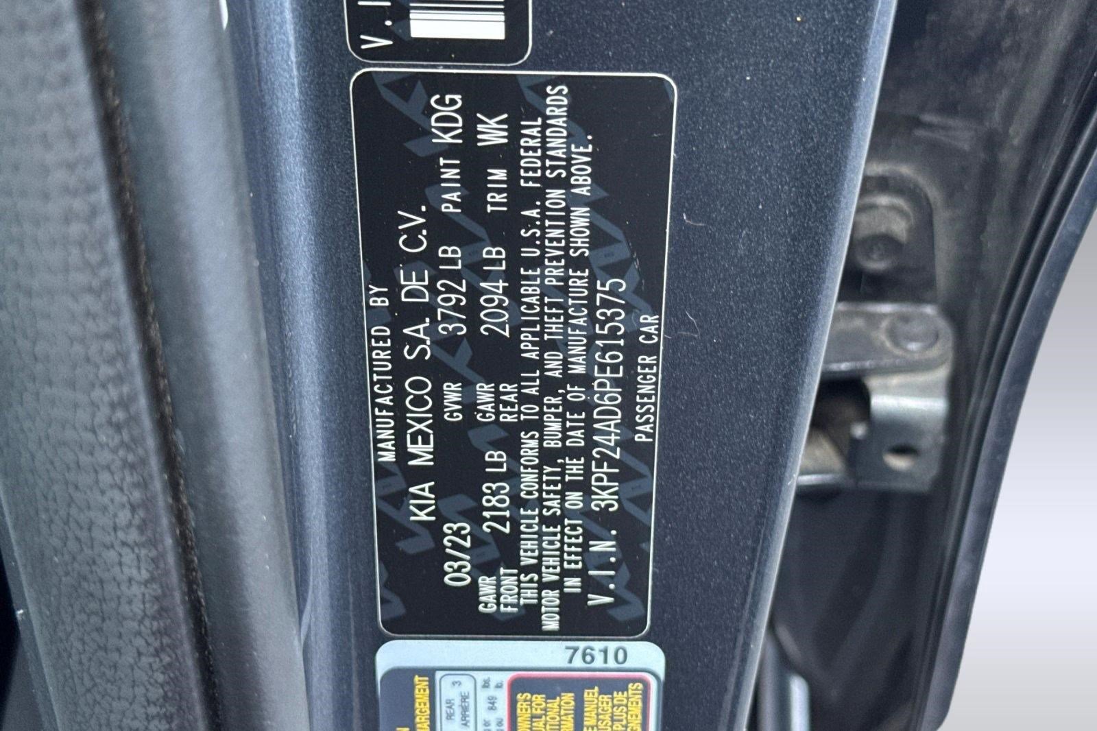Used 2023 Kia Forte LXS w/ LXS Technology Package FWD image 21
