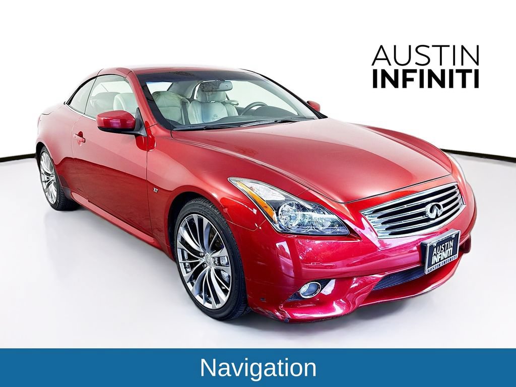 Used 2014 INFINITI Q60 Convertible w/ Premium Package RWD image 1