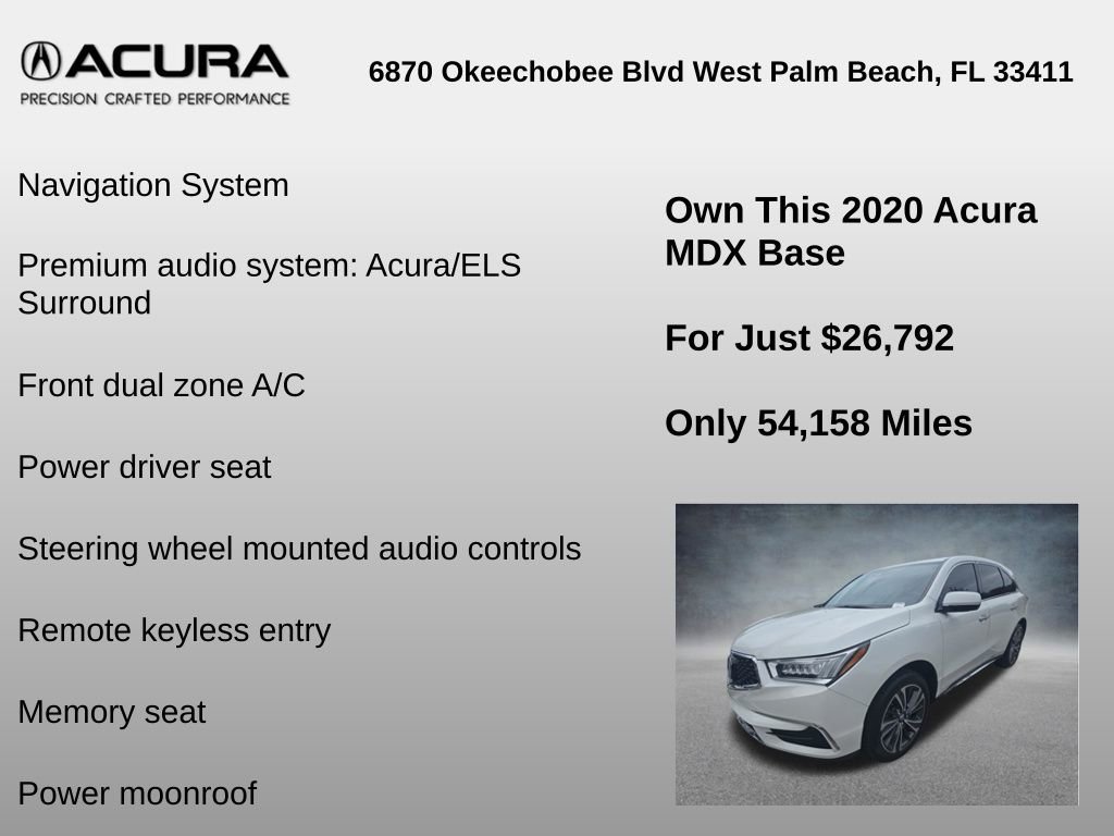 Used 2020 Acura MDX FWD w/ Technology Package image 6