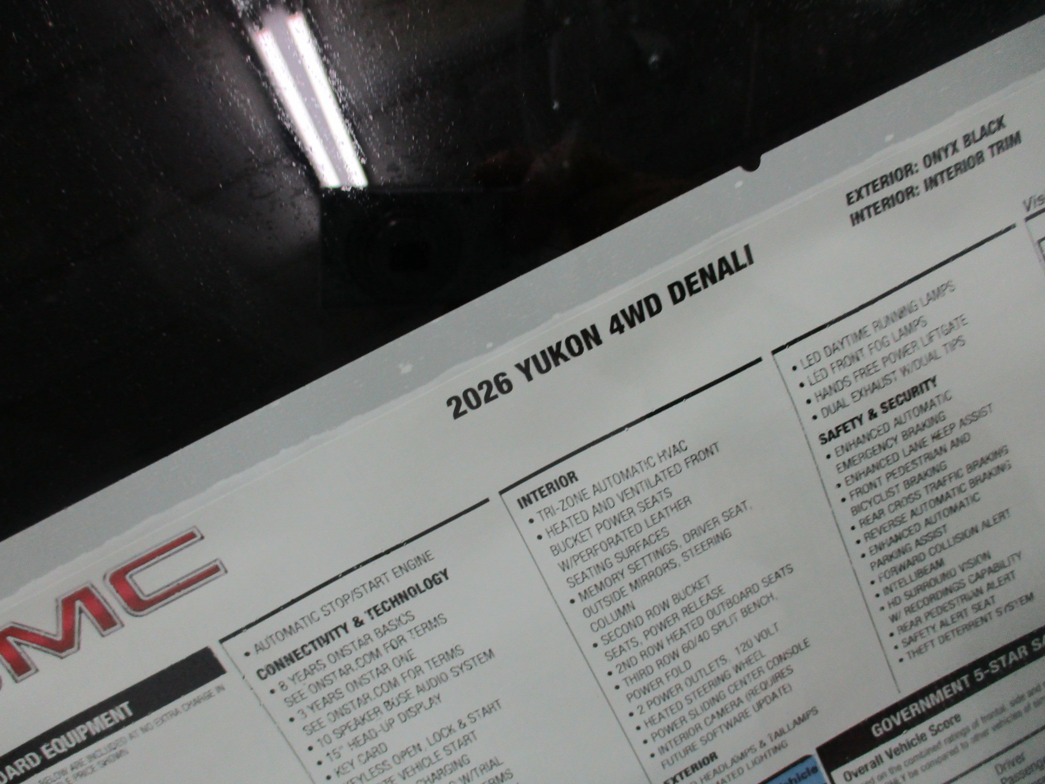 New 2026 GMC Yukon Denali w/ Sun & Power Step Package AWD/4WD image 6