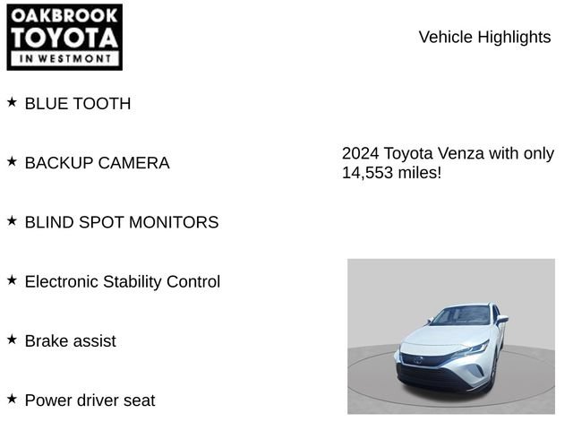 Used 2024 Toyota Venza LE AWD/4WD image 6