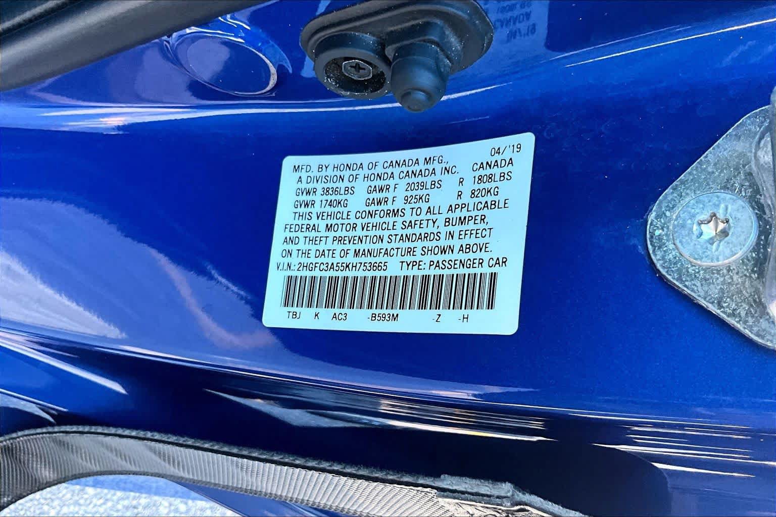 Used 2019 Honda Civic Si image 29