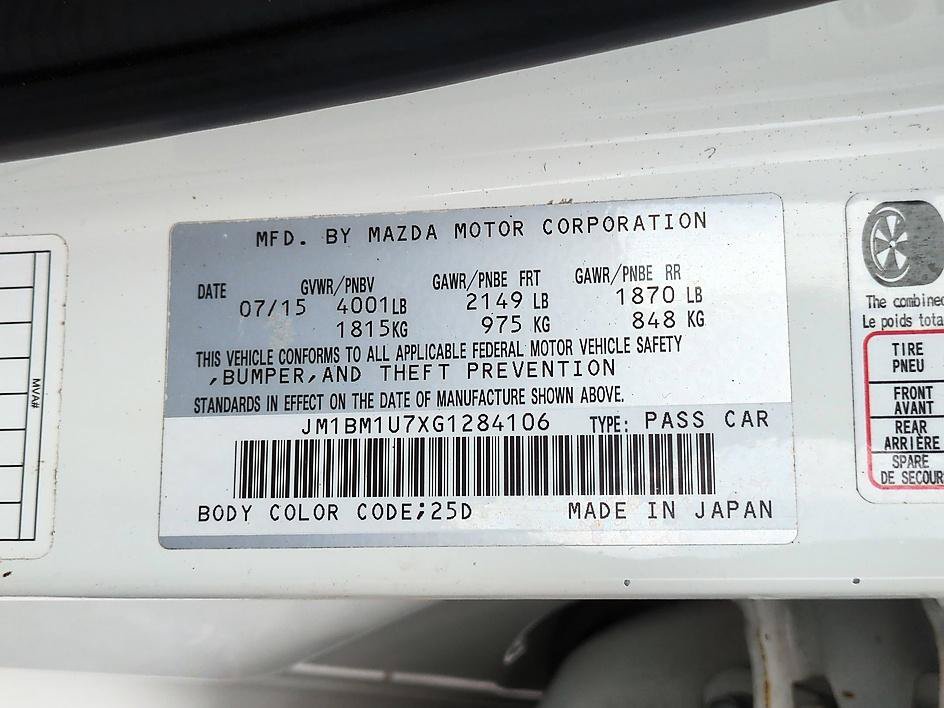 Used 2016 MAZDA MAZDA3 i Sport w/ Preferred Equipment Package FWD image 36