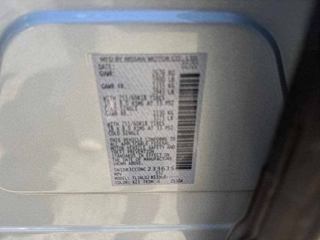 Certified 2022 Nissan Pathfinder SL w/ Cargo Package AWD/4WD image 31