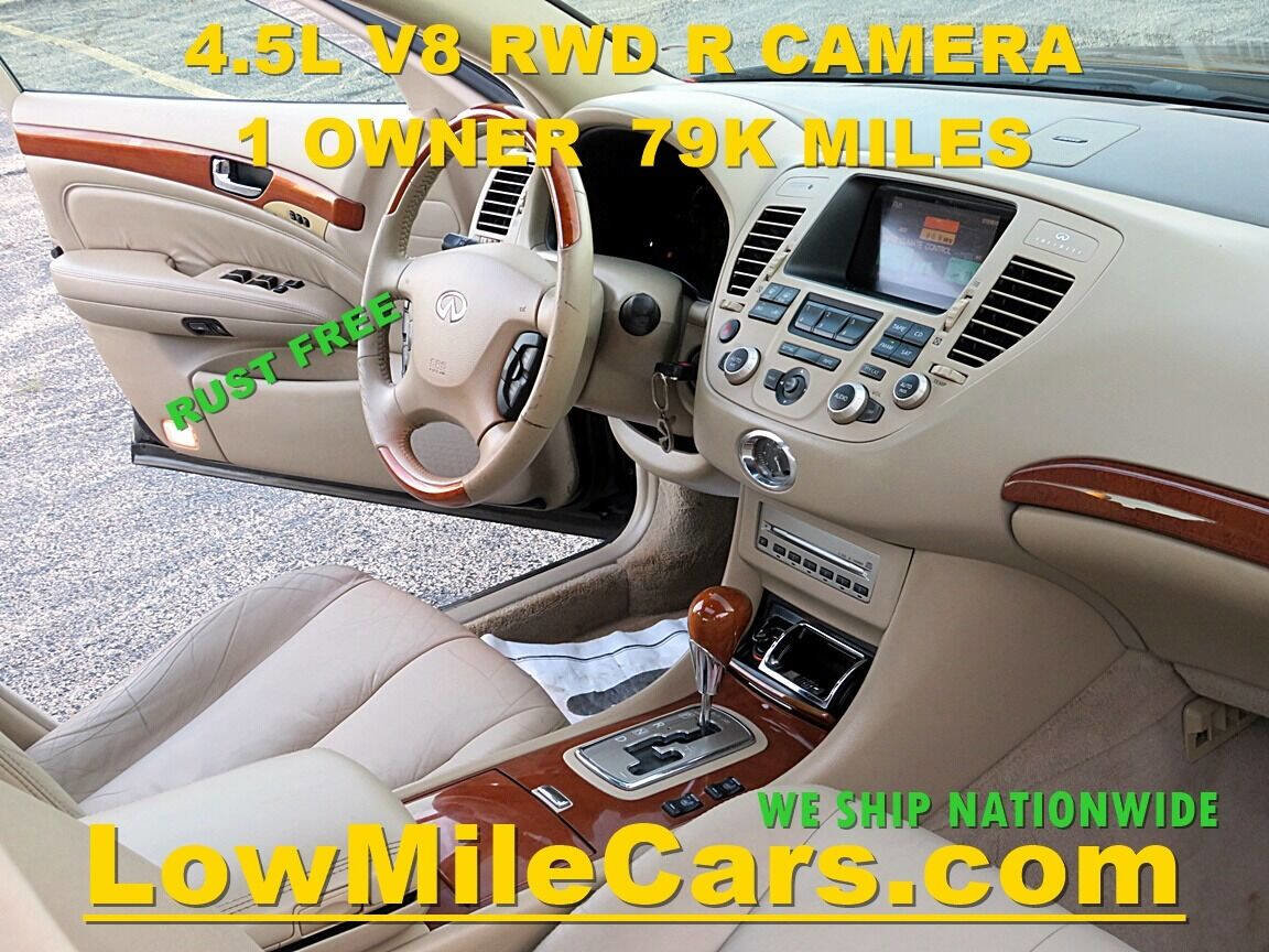 Used 2004 INFINITI Q45 Luxury RWD image 83
