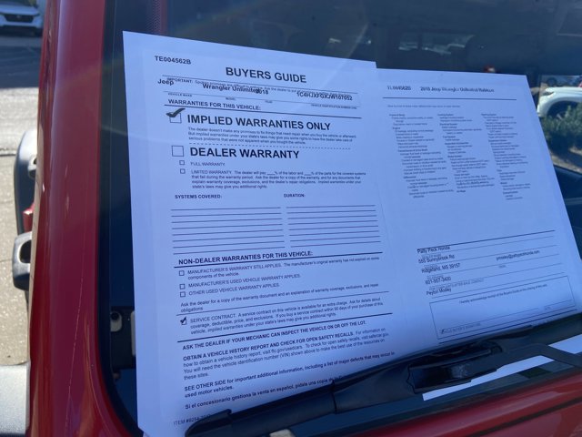 Used 2018 Jeep Wrangler Unlimited Rubicon image 5