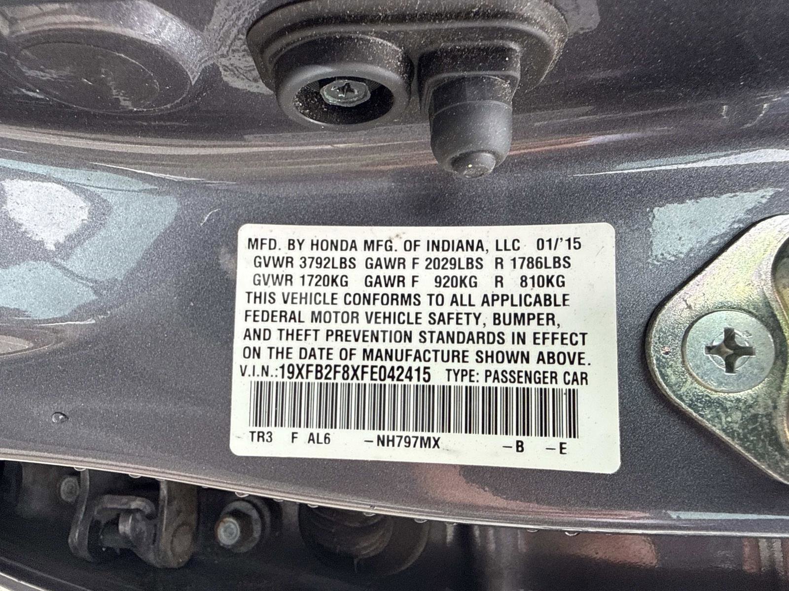 Used 2015 Honda Civic EX image 34