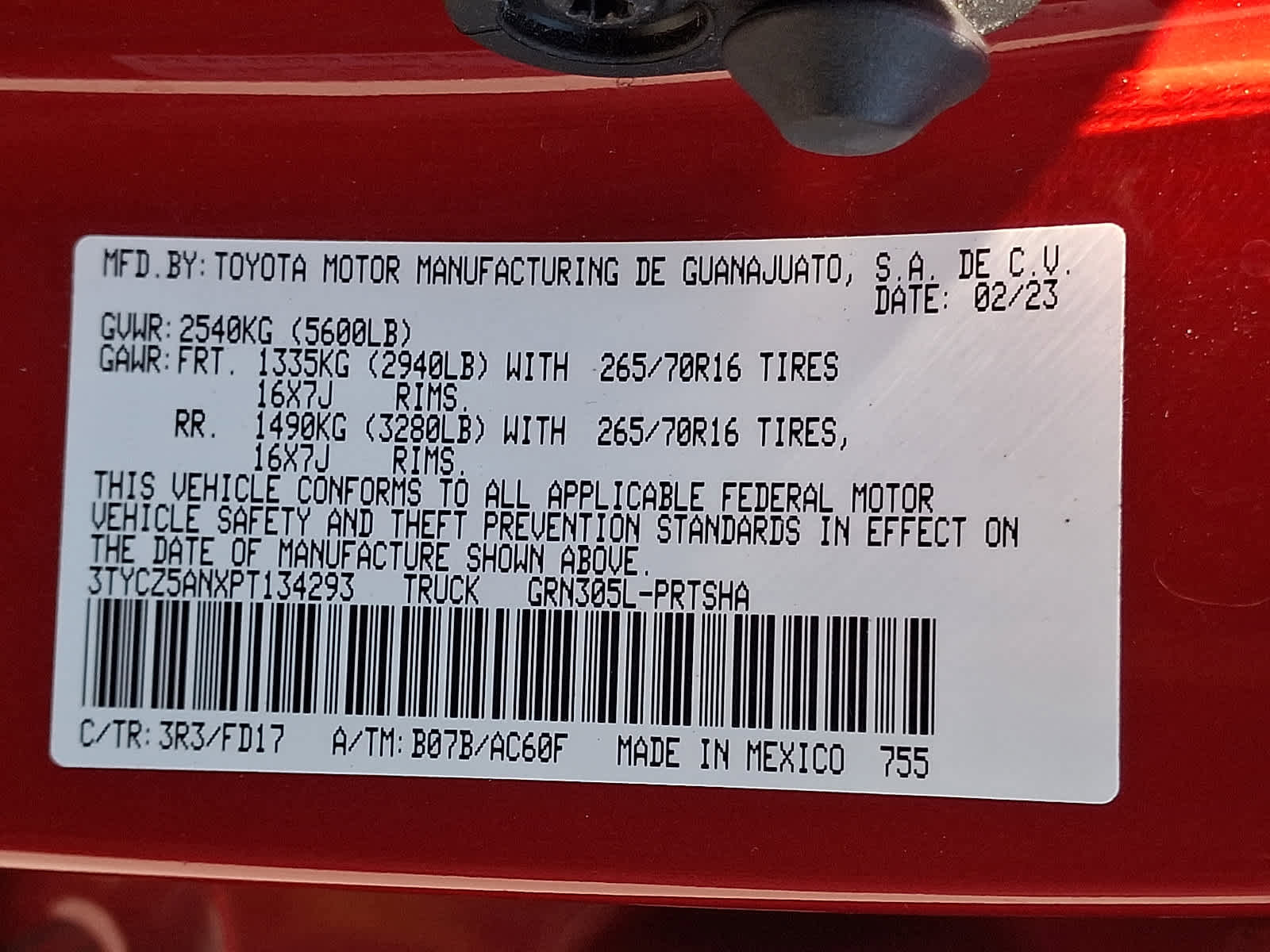 Certified 2023 Toyota Tacoma TRD Off-Road AWD/4WD image 28