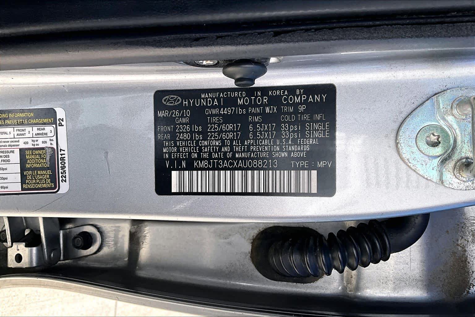 Used 2010 Hyundai Tucson GLS FWD image 35