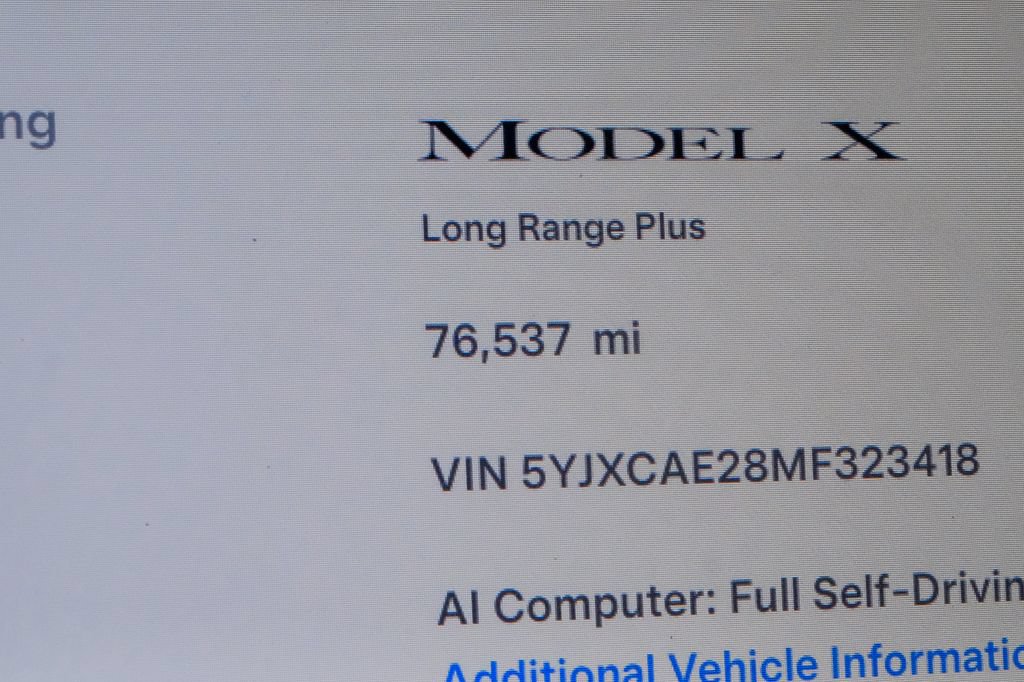 Used 2021 Tesla Model X Long Range AWD/4WD image 27