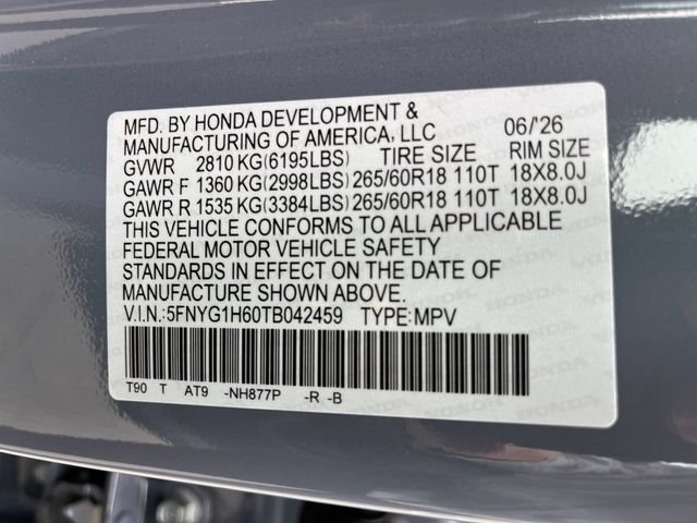 New 2026 Honda Pilot TrailSport image 21