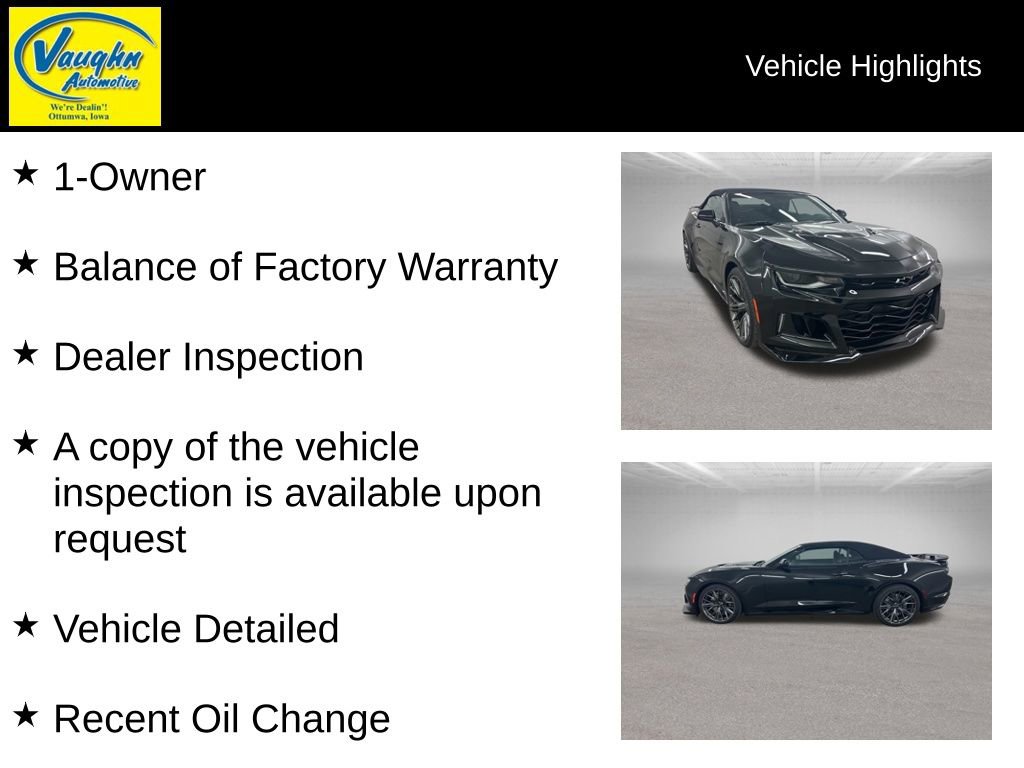 Used 2024 Chevrolet Camaro ZL1 image 2