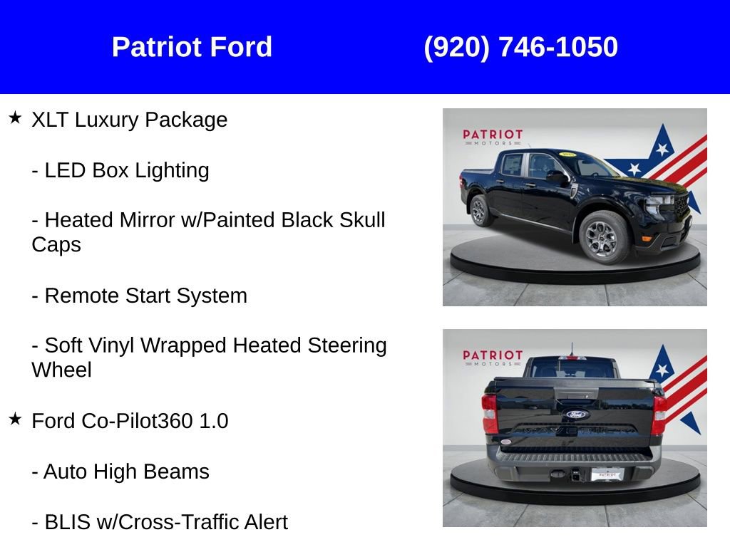New 2025 Ford Maverick XLT w/ Equipment Group 301A image 15