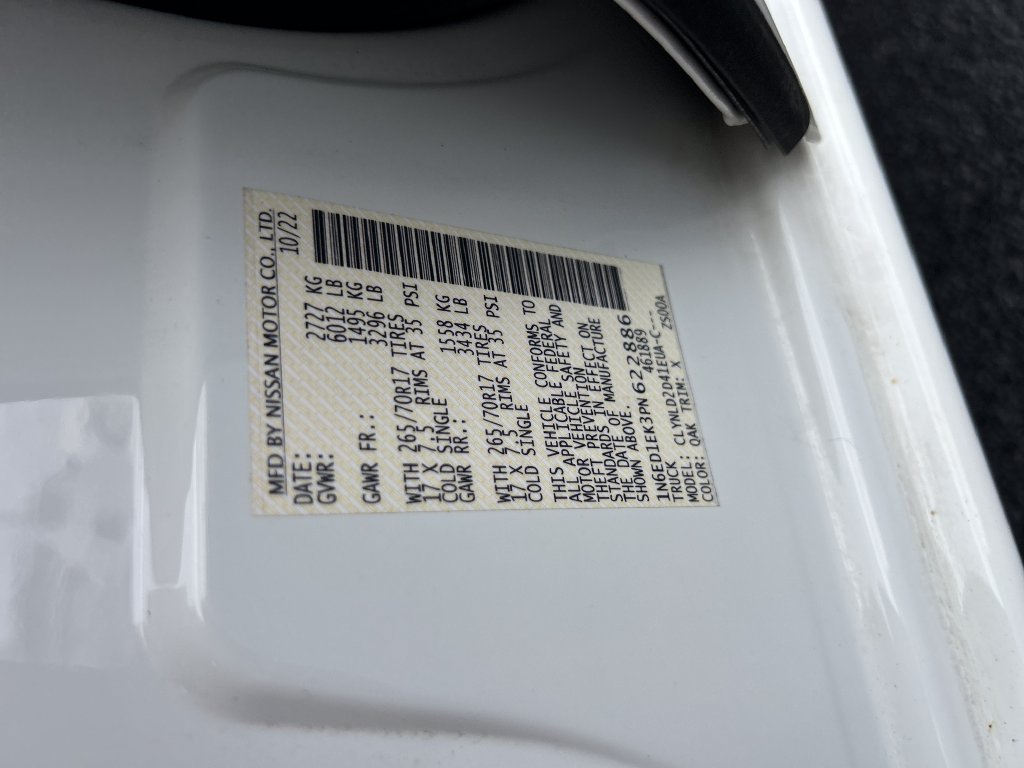 Used 2023 Nissan Frontier PRO-4X w/ Pro Convenience Package AWD/4WD image 24
