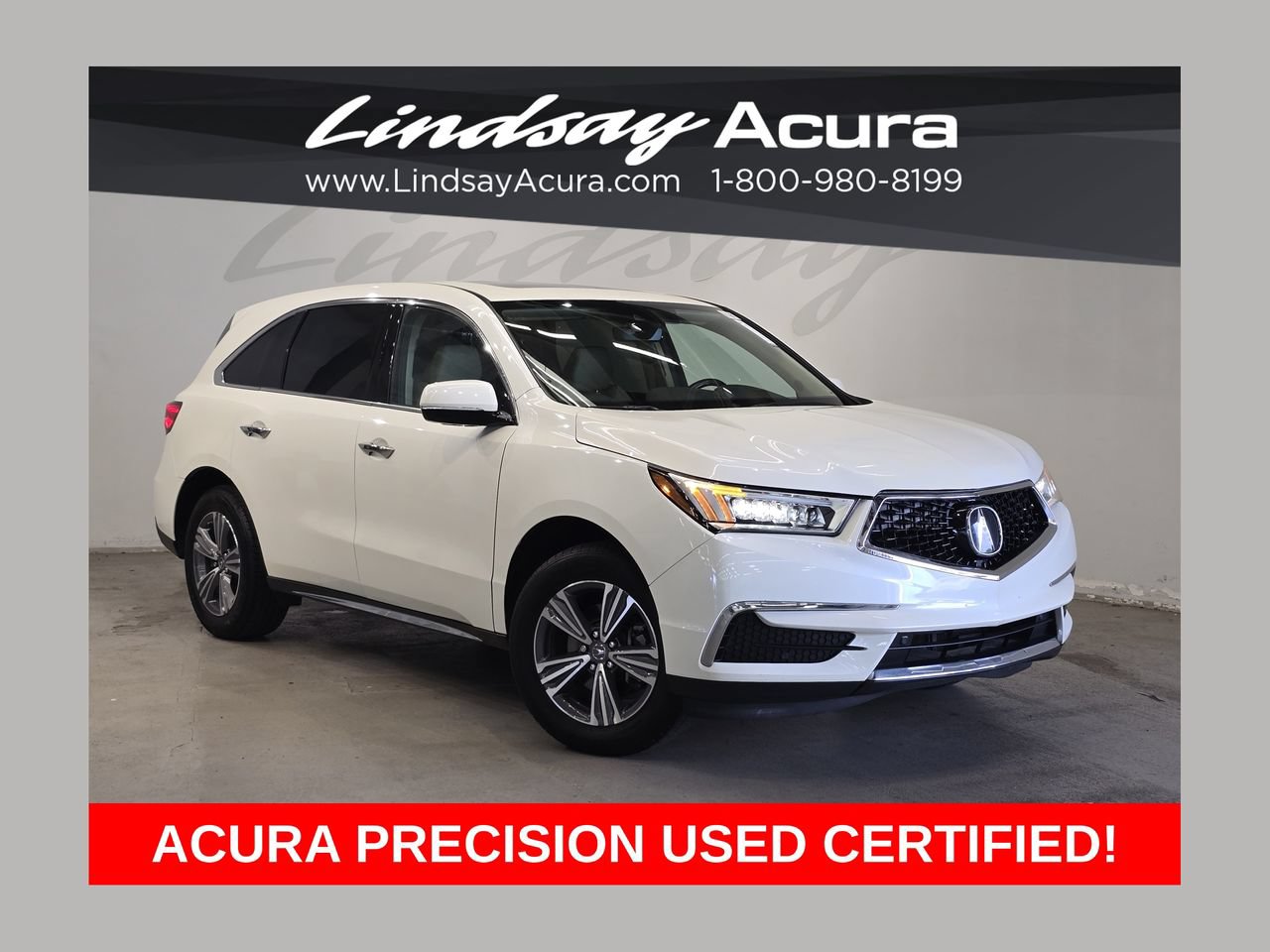 Certified 2019 Acura MDX SH-AWD