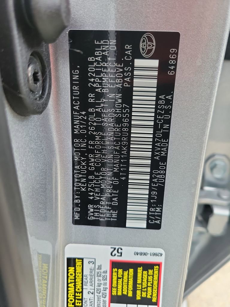 Certified 2024 Toyota Camry SE w/ Convenience Package image 36