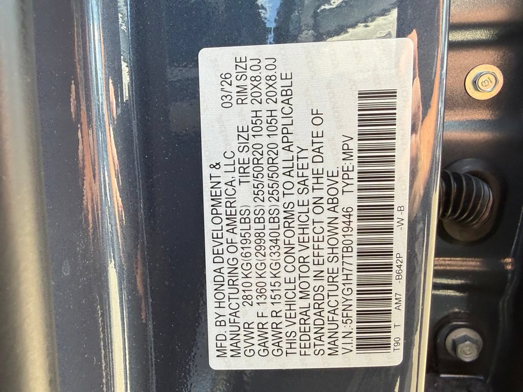 Certified 2026 Honda Pilot Touring image 30