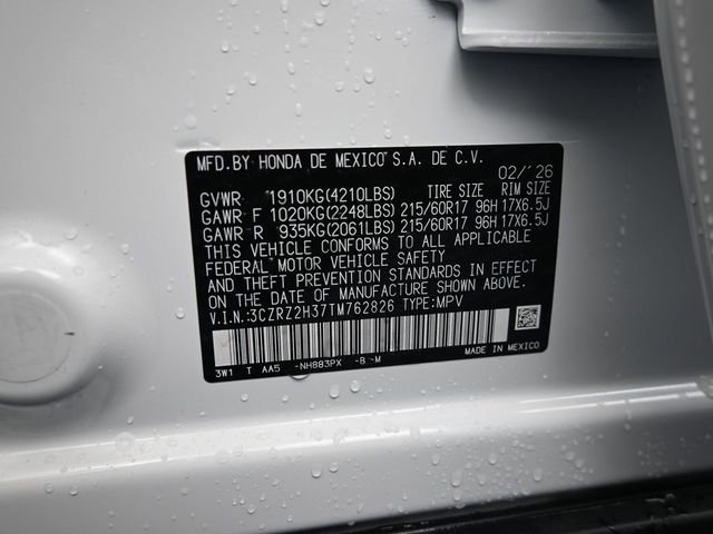 New 2026 Honda HR-V LX image 4