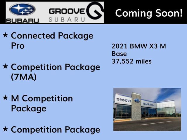 Used 2021 BMW X3 M w/ Executive Package AWD/4WD image 2