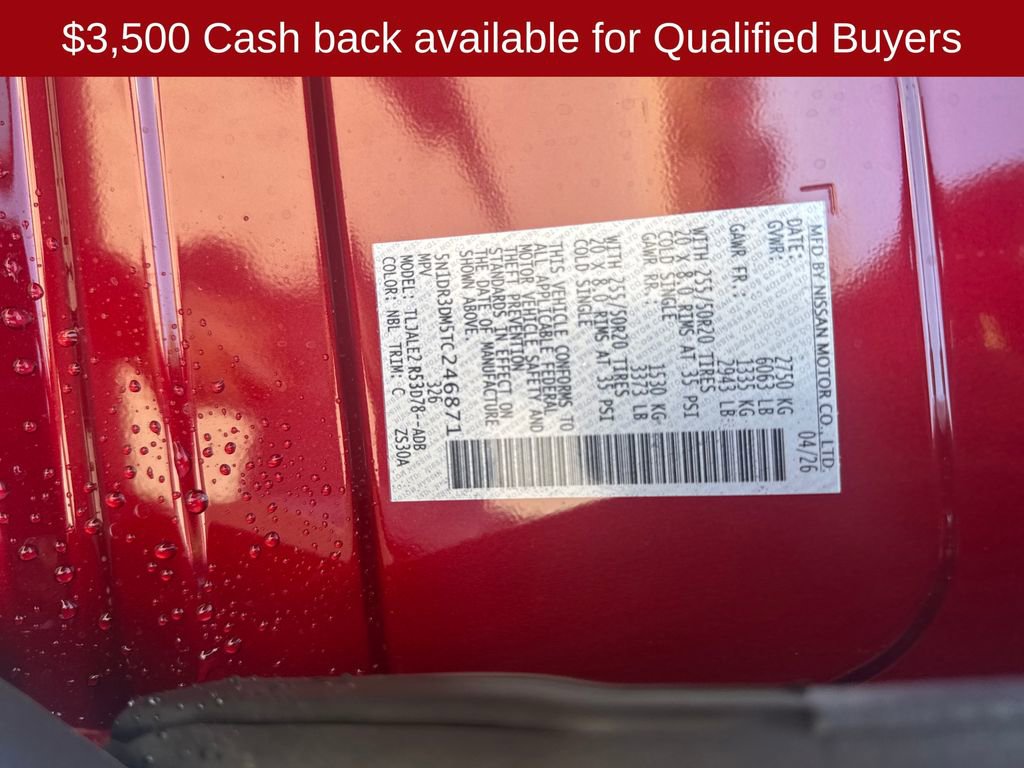 New 2026 Nissan Pathfinder Platinum w/ Cargo Package image 32