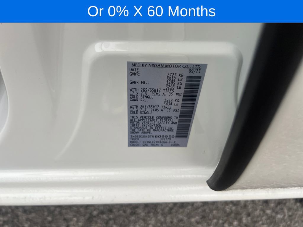 New 2026 Nissan Frontier SV w/ SV Convenience Package AWD/4WD image 28