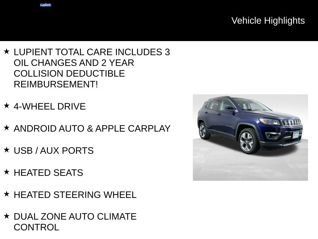 Used 2019 Jeep Compass Limited AWD/4WD image 7