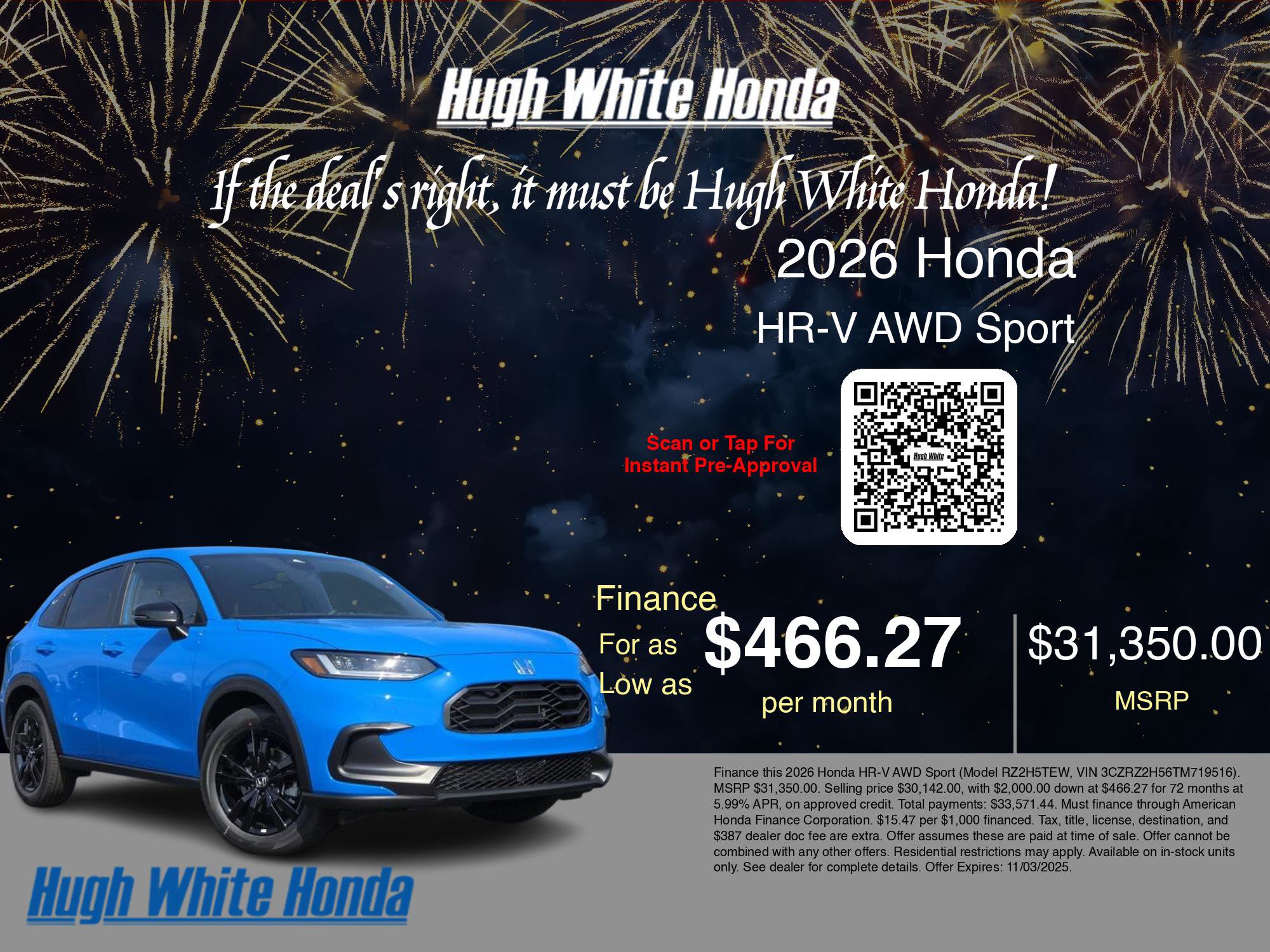 New 2026 Honda HR-V Sport image 7