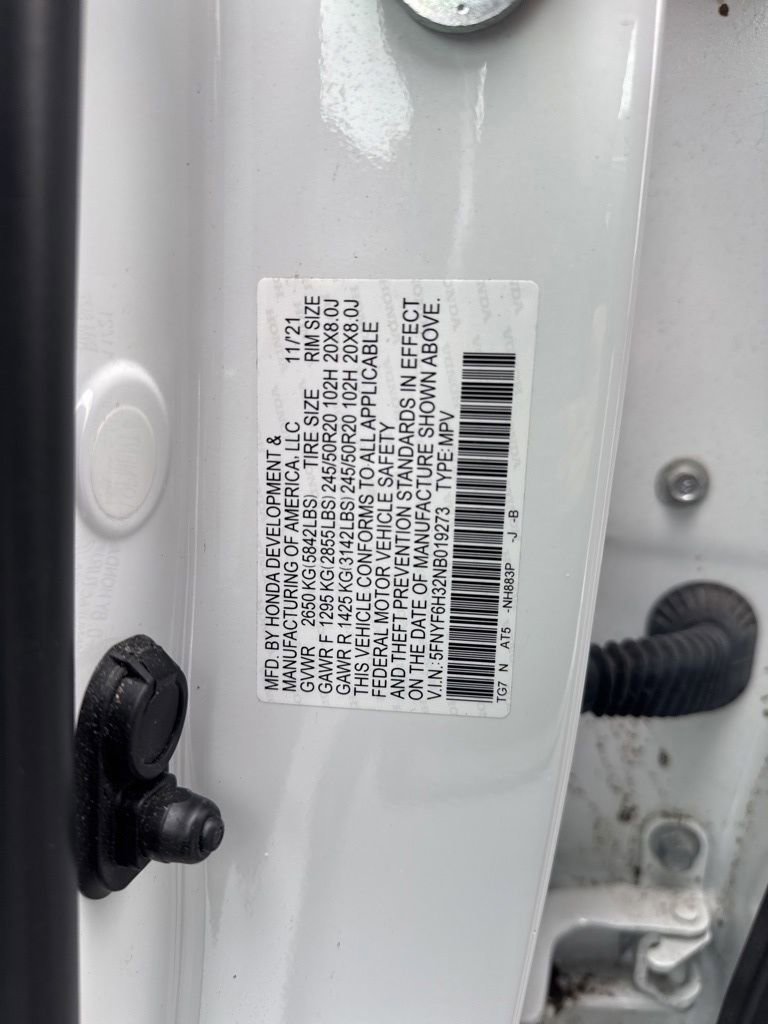 Certified 2022 Honda Pilot Sport image 25